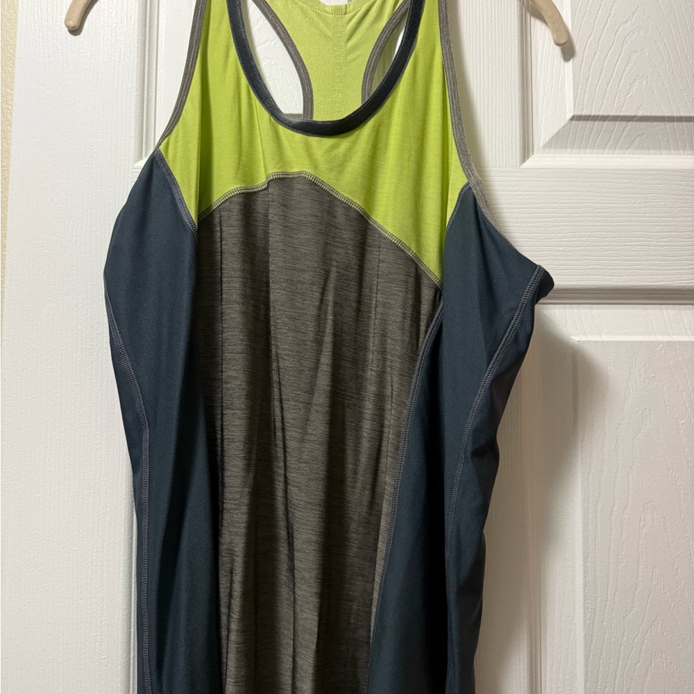 MPG Green and Gray Athletic Tank
